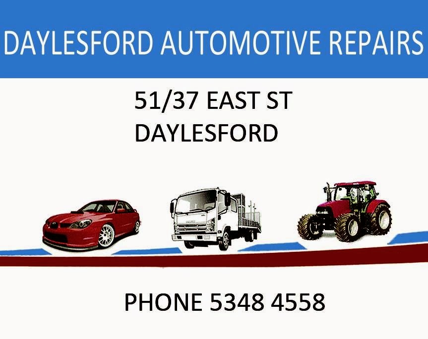 Daylesford Automotive Repairs PTY LTD | car repair | 51/37 East St, Daylesford VIC 3460, Australia | 0353484558 OR +61 3 5348 4558