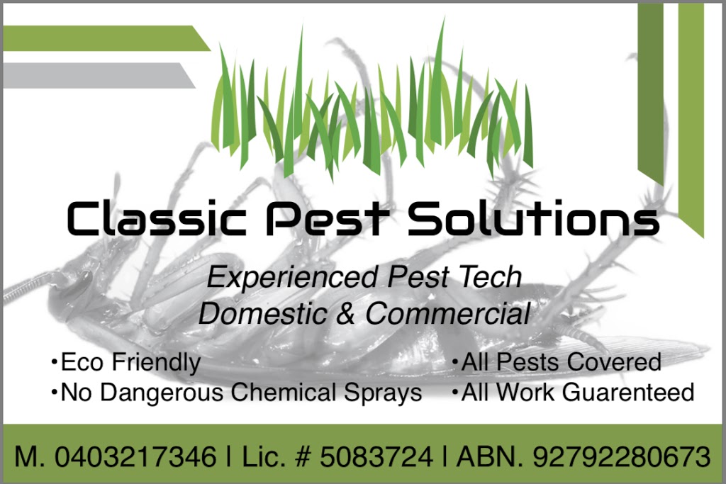 Classic pest solutions | 134 King Georges Rd, Wiley Park NSW 2195, Australia | Phone: 0403 217 346