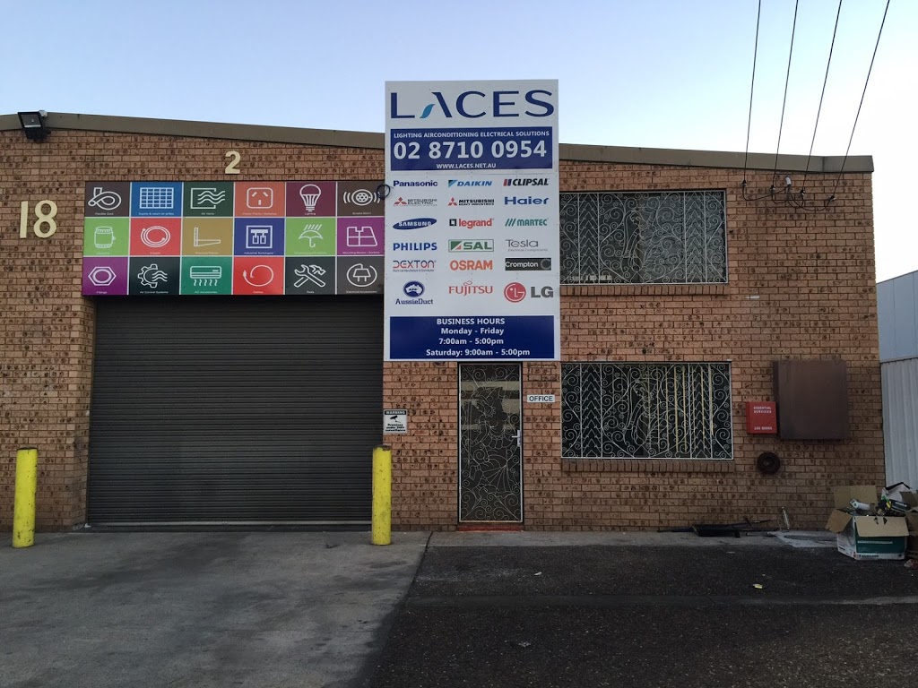 LACES PTY LTD | store | Unit 2/18 Tangerine St, Villawood NSW 2163, Australia | 0287100954 OR +61 2 8710 0954