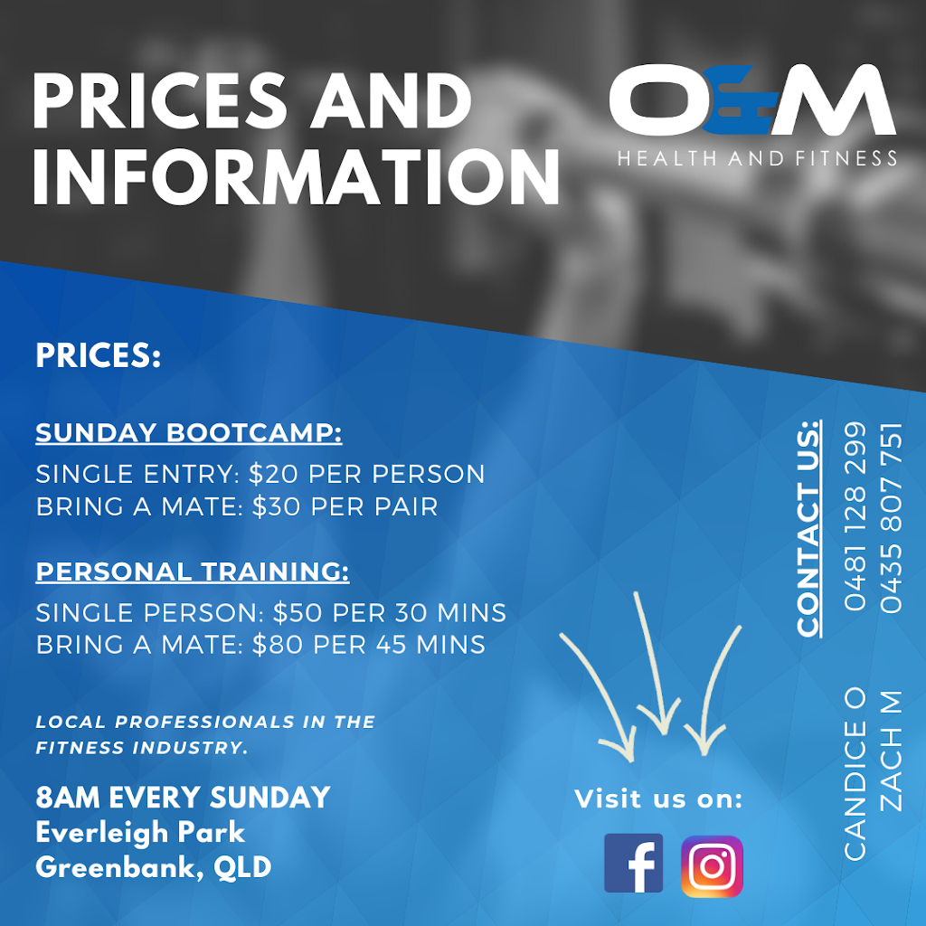 O&M Health and Fitness | 54 Teal Circuit, Greenbank QLD 4124, Australia | Phone: 0481 128 299