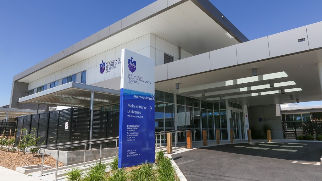 St Vincents Private Community Hospital | hospital | 41-45 Animoo Ave, Griffith NSW 2680, Australia | 0269668300 OR +61 2 6966 8300