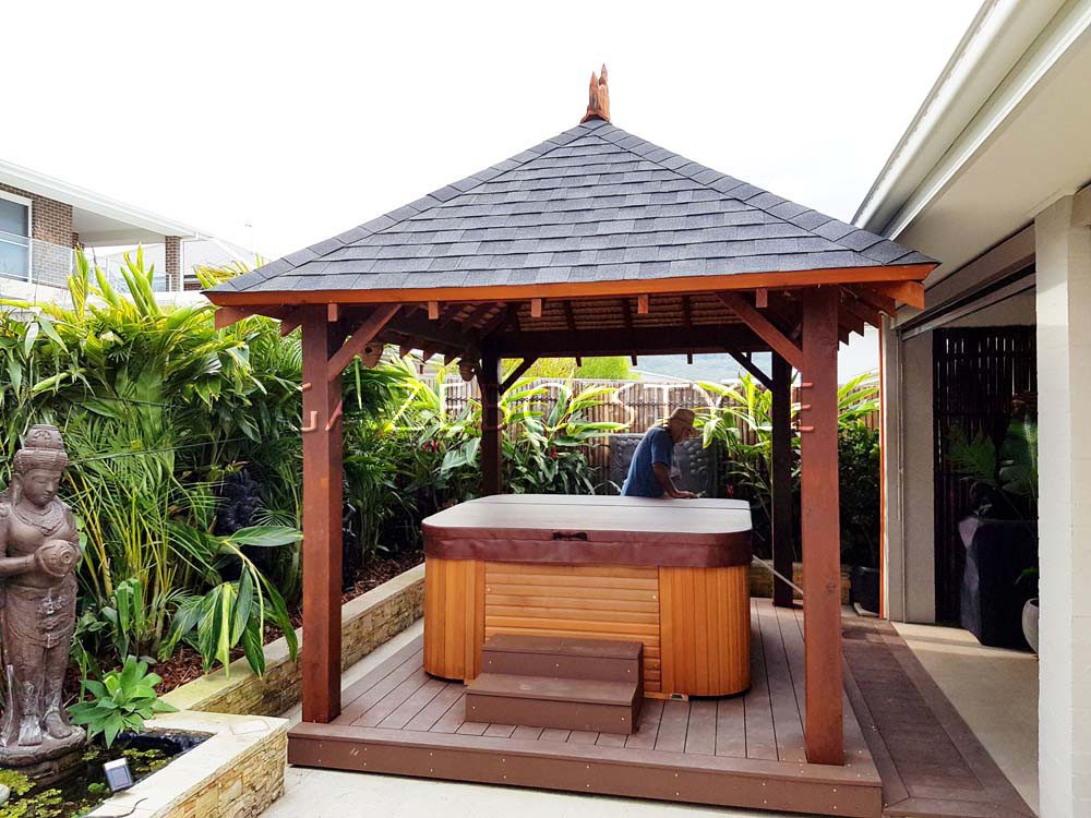 Gazebo Style Port Stephens - Bali Huts In Newcastle | general contractor | corner of David drv and, Nelson Bay Rd, Salt Ash NSW 2318, Australia | 0466674186 OR +61 466 674 186