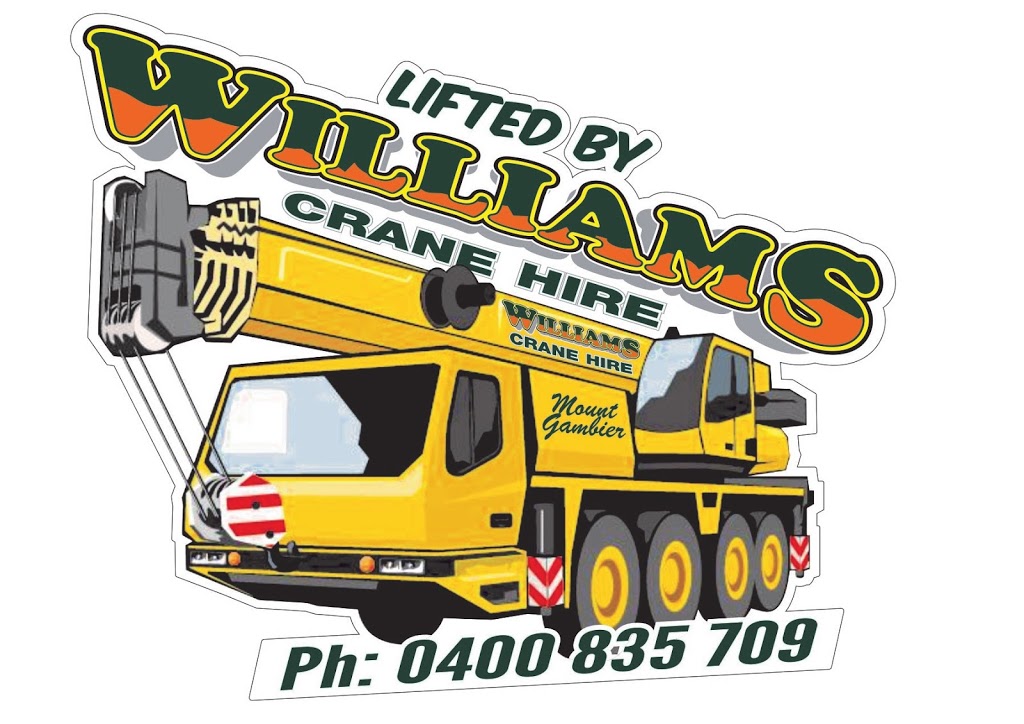 Williams Crane Hire | 86 Orchard Rd, Moorak SA 5291, Australia | Phone: 0400 835 709