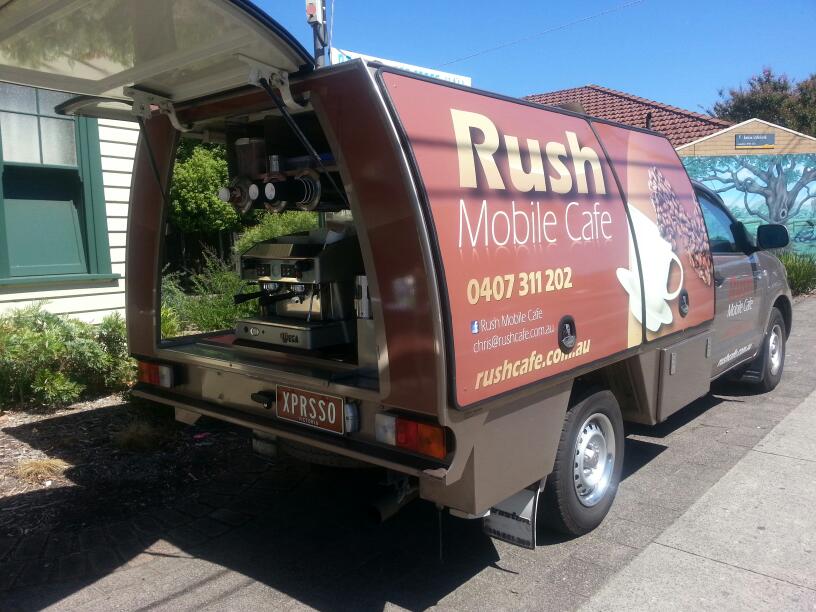 Rush Mobile Cafe | cafe | 35 Kelburn Rd, Berwick VIC 3806, Australia | 0407311202 OR +61 407 311 202