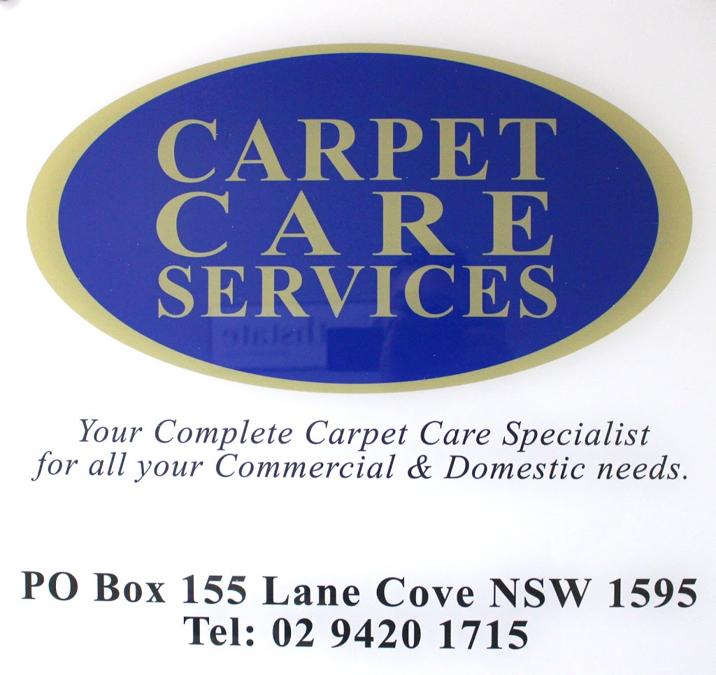 Carpet Care Services | home goods store | 4/31-33 Chaplin Dr, Lane Cove West NSW 2066, Australia | 0294200911 OR +61 2 9420 0911
