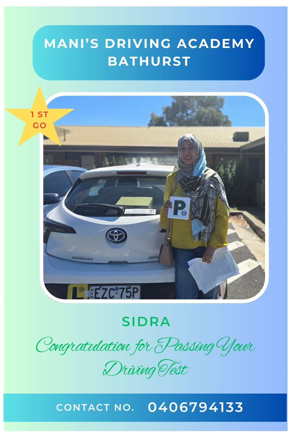 Manis Driving Academy Bathurst | 143 Lambert St, Bathurst NSW 2795, Australia | Phone: 0406 794 133