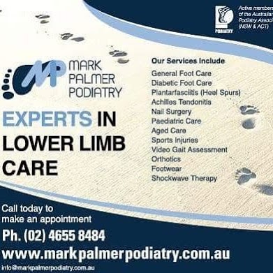 Mark Palmer Podiatry | 7/21-23 Elizabeth St, Camden NSW 2570, Australia | Phone: (02) 4655 8484