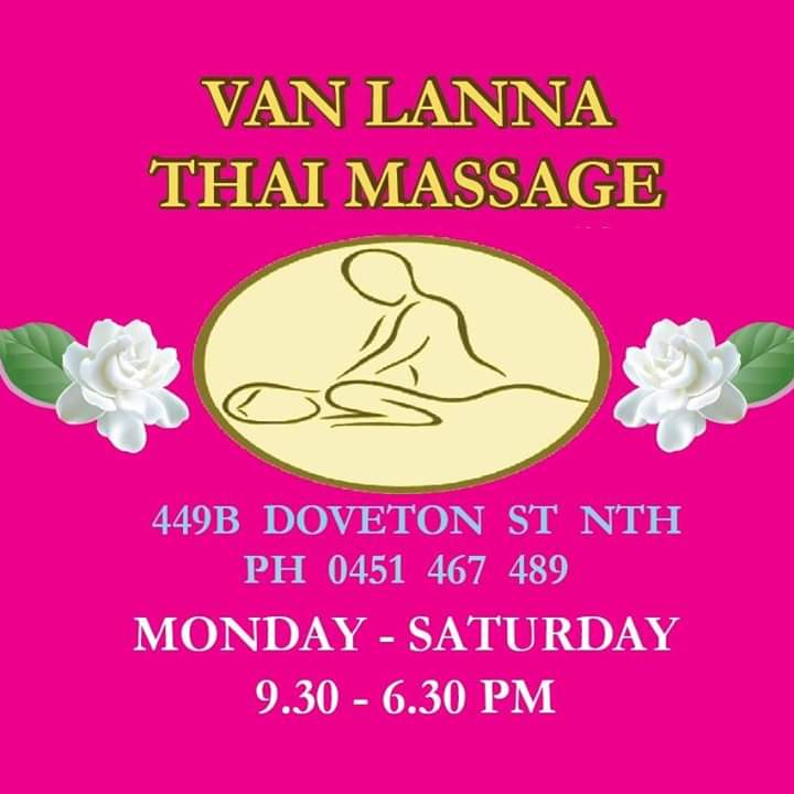 Van Lanna Thai Massage | 449b Doveton St N, Ballarat Central VIC 3350, Australia | Phone: 0451 467 489