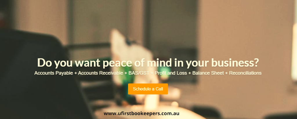 UFIRST BOOKKEEPERS | accounting | 7 Barbara Ct, Moggill QLD 4070, Australia | 0468783087 OR +61 468 783 087