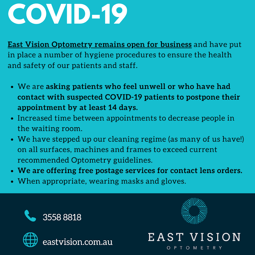 East Vision Optometry | 242 Hawthorne Rd, Hawthorne QLD 4171, Australia | Phone: (07) 3558 8818