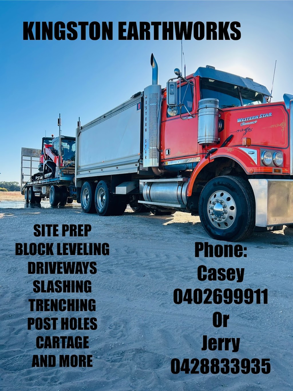 kingston SE Earthworks | 67 Golflinks Rd, Kingston SE SA 5275, Australia | Phone: 0402 699 911