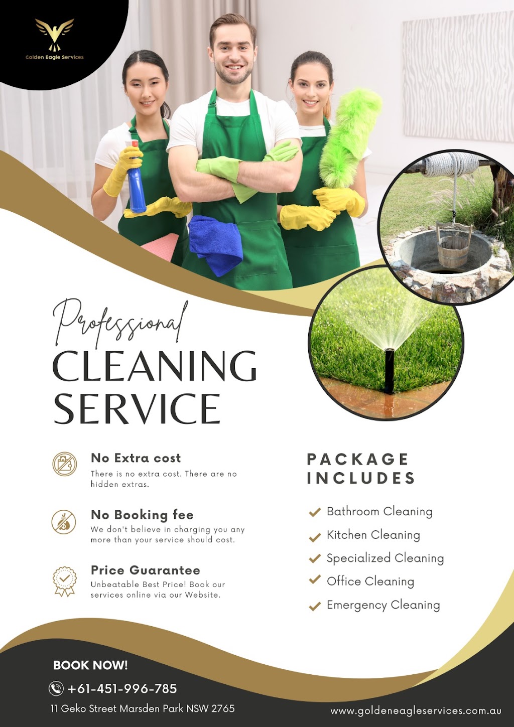 Golden eagle services pty ltd | 11 Gecko St, Marsden Park NSW 2765, Australia | Phone: 0451 996 785
