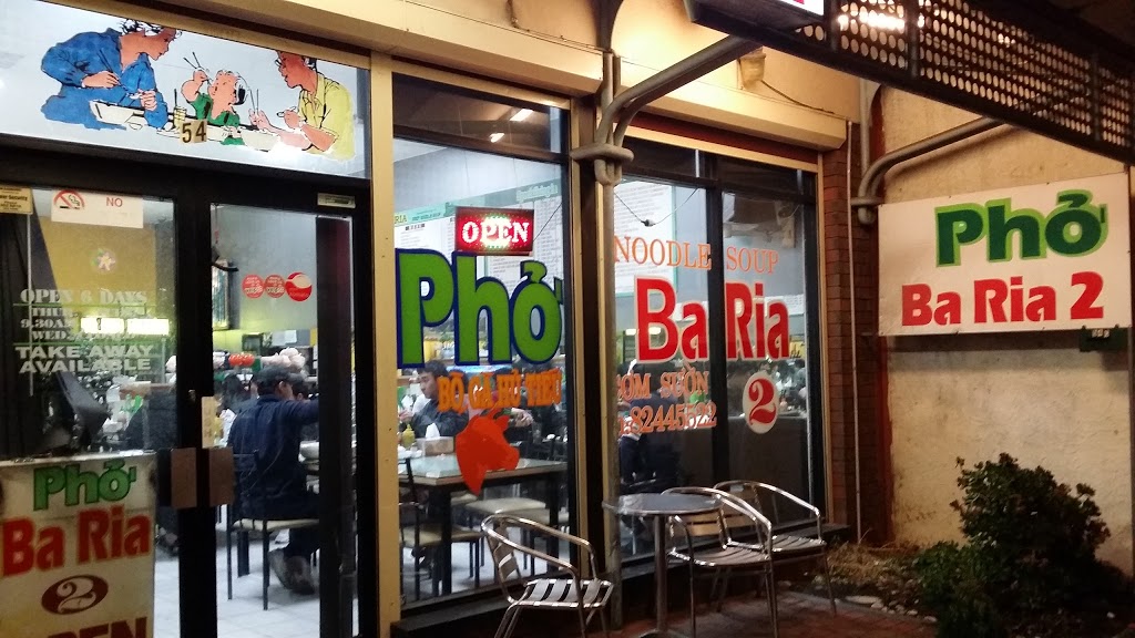 Pho Ba Ria 2 | restaurant | 54 Hanson Rd, Woodville Gardens SA 5012, Australia | 0882445522 OR +61 8 8244 5522