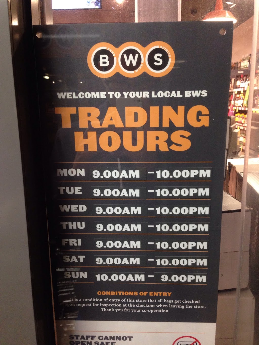 BWS Rye | store | Cnr Nepean Highway And, Ozone St, Rye VIC 3941, Australia | 0359504023 OR +61 3 5950 4023