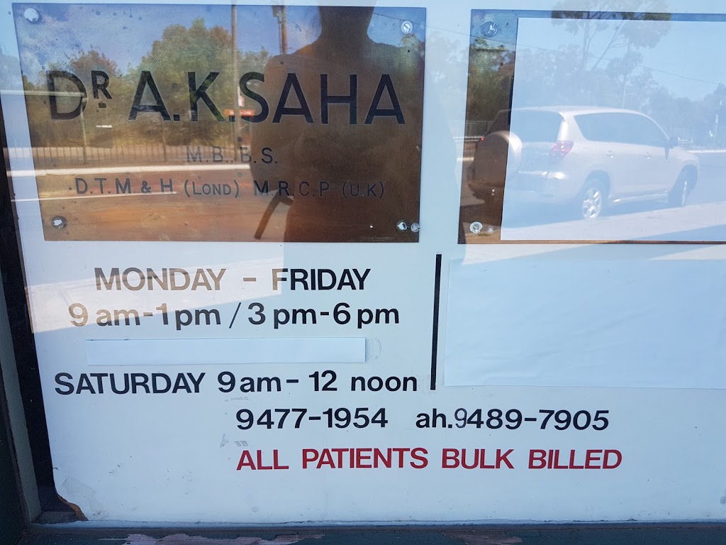 Dr A K Saha | doctor | 599 Pacific Hwy, Mount Colah NSW 2079, Australia | 0294771954 OR +61 2 9477 1954