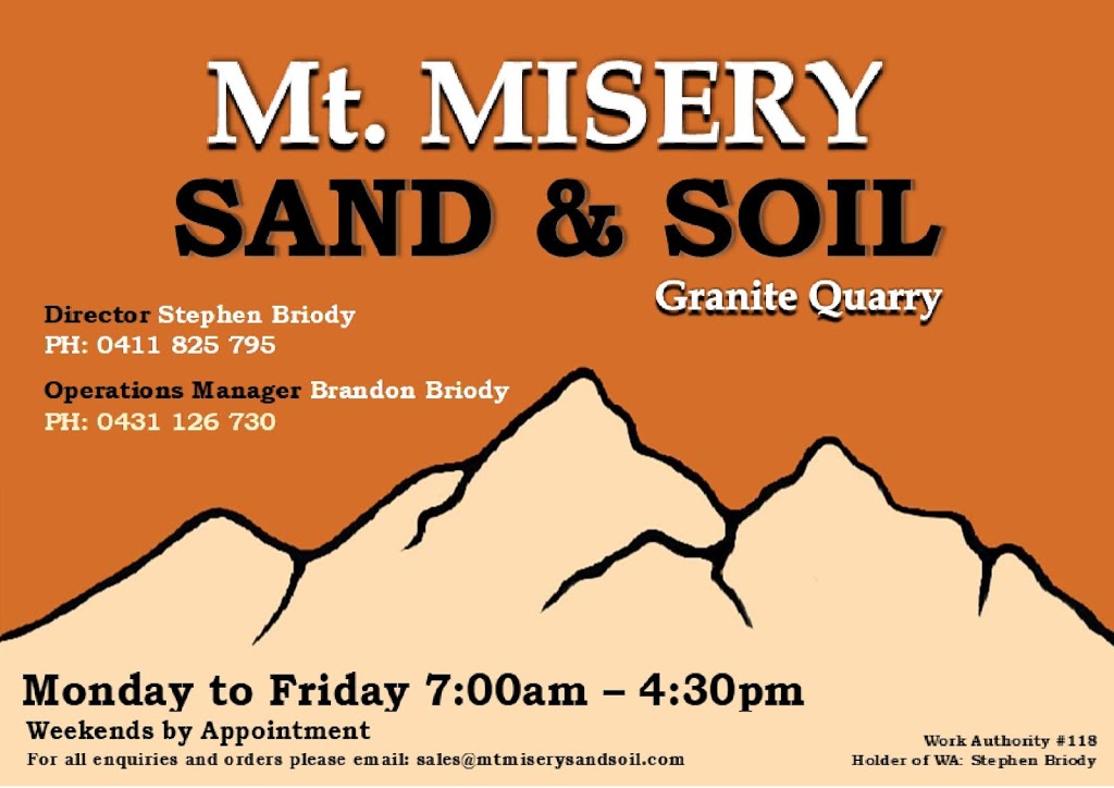 Mt Misery Sand and Soil |  | Beaufort-Waubra Rd, Ercildoune VIC 3352, Australia | 1800466777 OR +61 1800 466 777