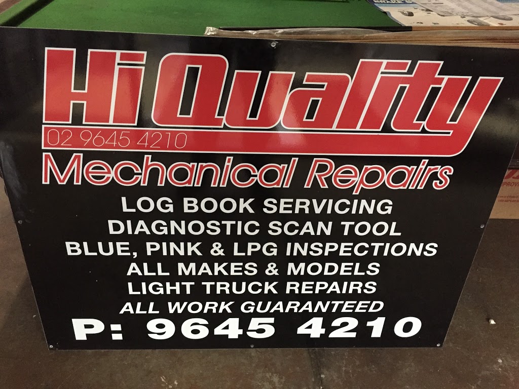 Hi Quality Mechanical Repairs | 82 Carlingford St, Sefton NSW 2162, Australia | Phone: (02) 9645 4210