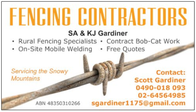 SA & KJ Gardiner | general contractor | 2265 Kosciuszko Rd, Cootralantra NSW 2628, Australia | 0490018093 OR +61 490 018 093
