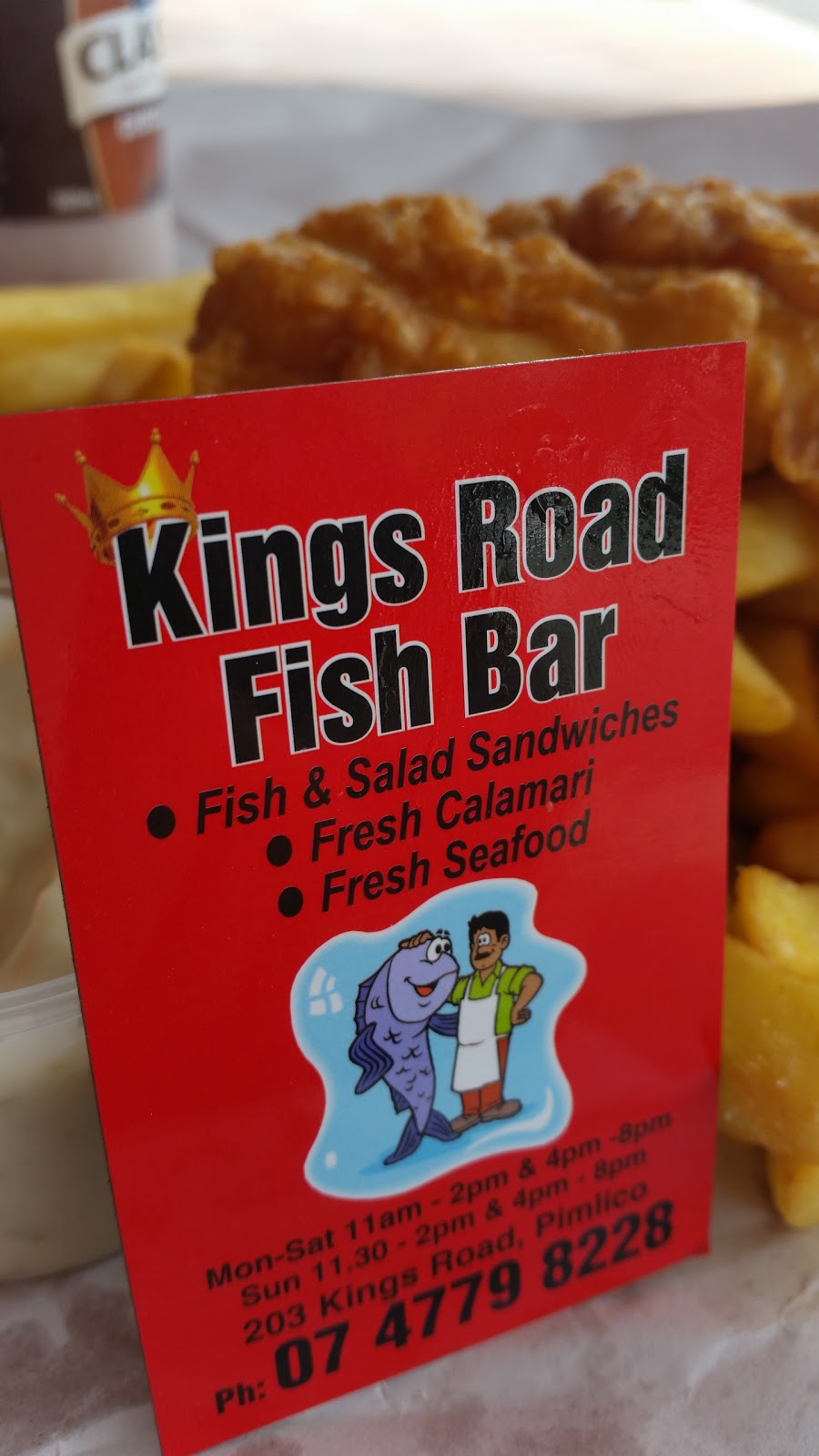 Kings Road Fish Bar | 203 Kings Rd, Pimlico QLD 4812, Australia | Phone: (07) 4779 8228