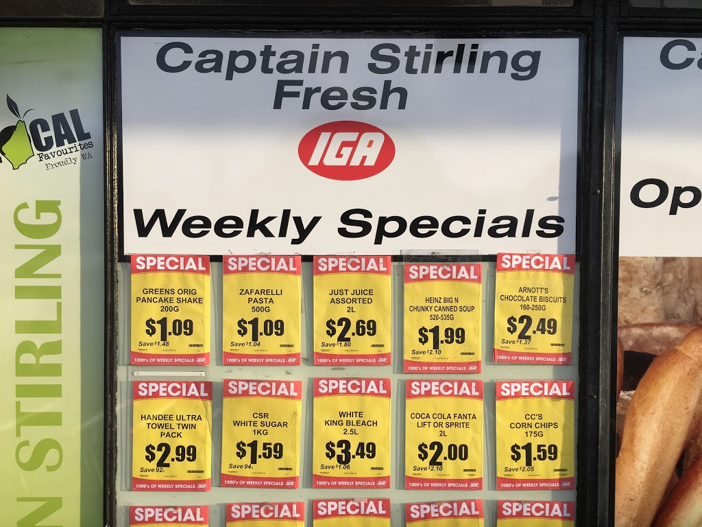 Captain Stirling IGA | supermarket | Stirling Hwy & Florence Rd, Nedlands WA 6009, Australia | 0893865883 OR +61 8 9386 5883