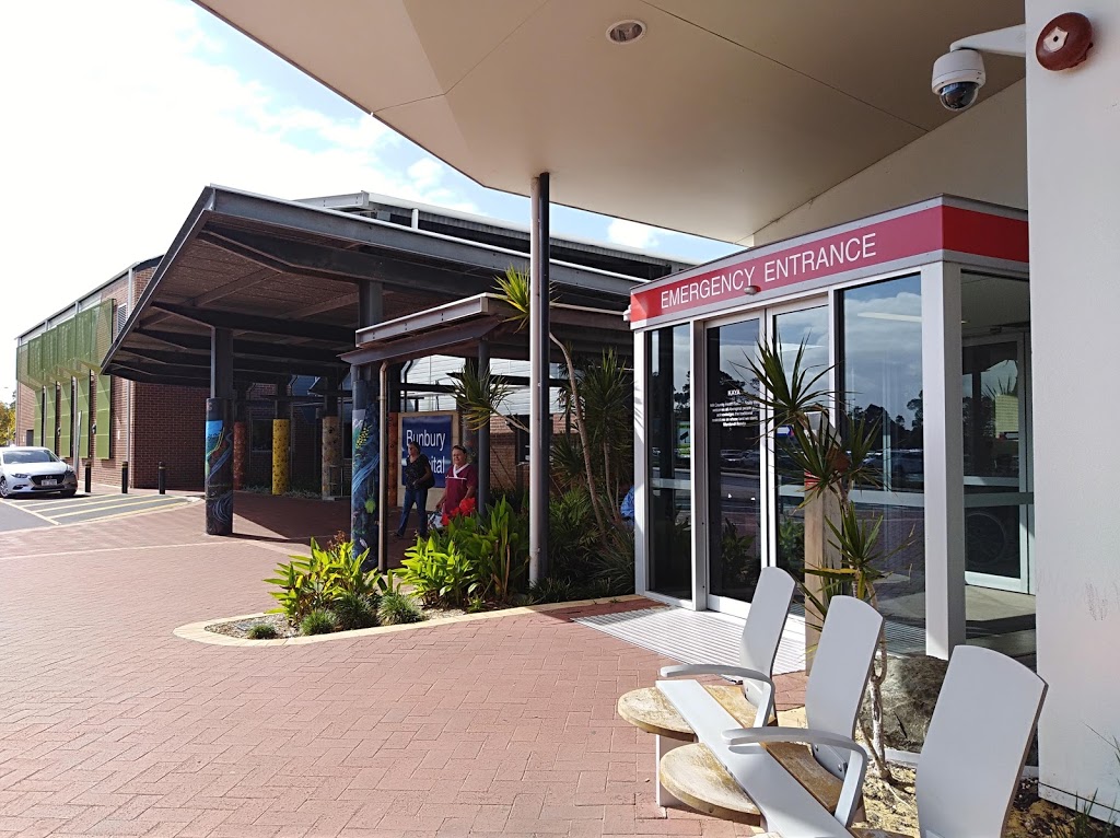 Bunbury Hospital at South West Health Campus | hospital | Bussell Highway (cnr Robertson Drive), Bunbury WA 6230, Australia | 0897221000 OR +61 8 9722 1000