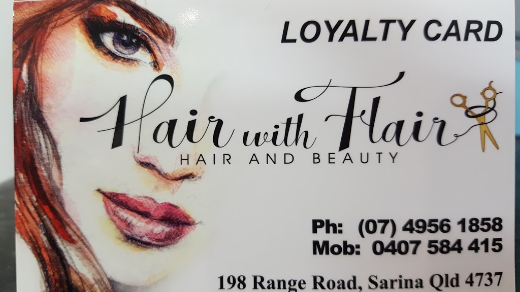 Hair with Flair | 198 Range Rd, Sarina QLD 4737, Australia | Phone: (07) 4956 1858
