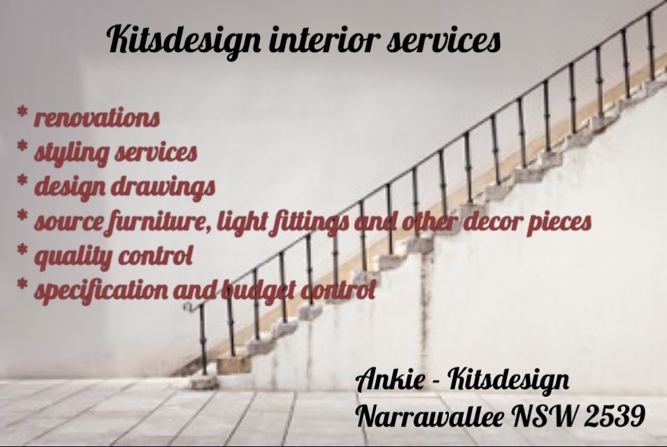 Kitsdesign interior design services | 56 Leo Dr, Narrawallee NSW 2539, Australia | Phone: 0437 083 924