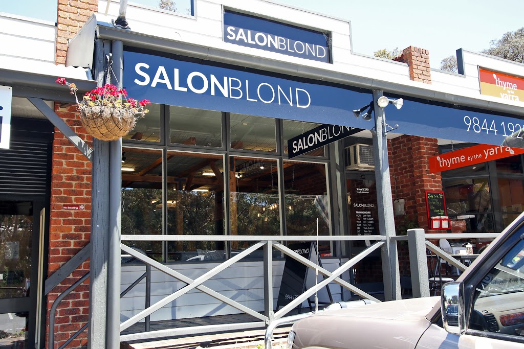 Salon Blond | 5/240 Yarra St, Warrandyte VIC 3113, Australia | Phone: (03) 9844 1925