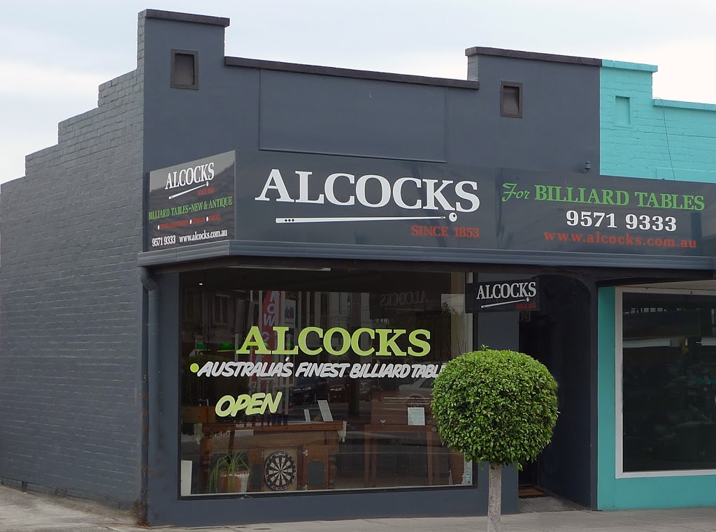 Alcocks Billiard Table Manufacturers | 203 Darling Rd, Malvern East VIC 3145, Australia | Phone: (03) 9571 9333