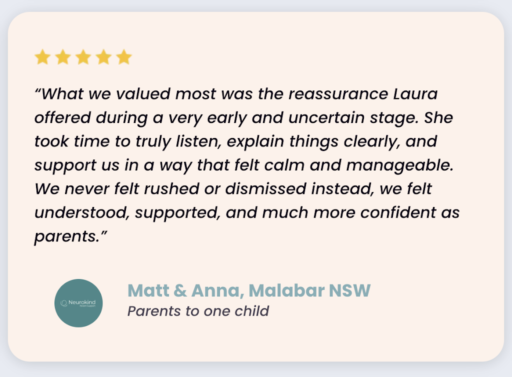 Neurokind Parent Support | 29a Prince Edward St, Malabar NSW 2036, Australia | Phone: 0484 378 976