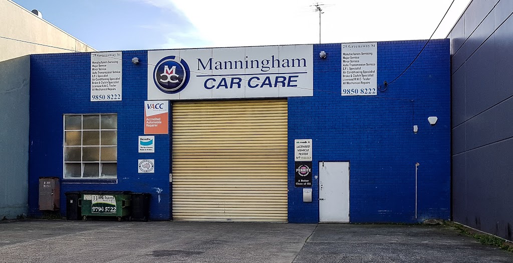 Manningham Car Care | car repair | 25 Greenaway St, Bulleen VIC 3105, Australia | 0398508222 OR +61 3 9850 8222