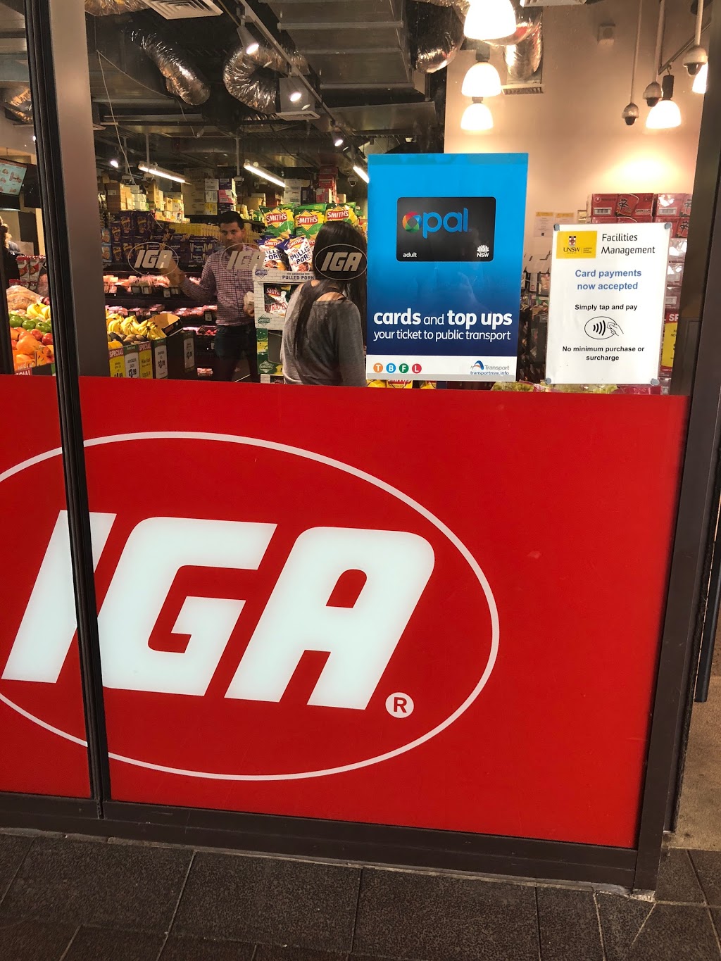 IGA UNSW | supermarket | 6/17 High St, Kensington NSW 2031, Australia | 0296623900 OR +61 2 9662 3900