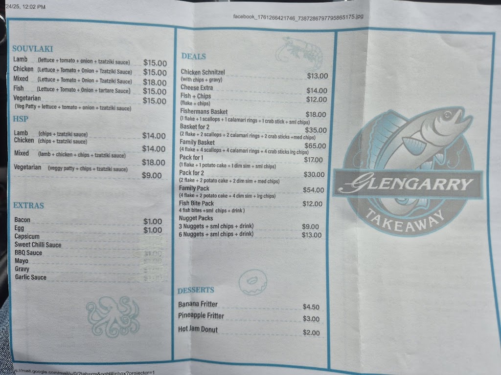 Glengarry Takeaway | 19 Main St, Glengarry VIC 3854, Australia | Phone: (03) 5115 8695