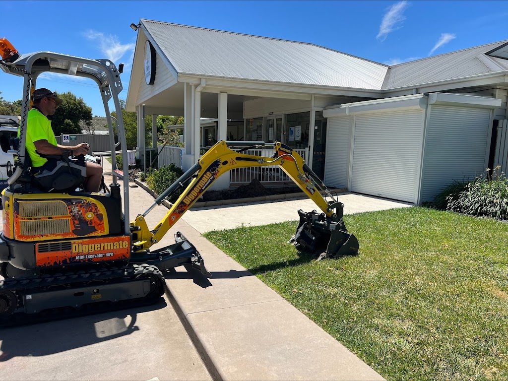Diggermate Mini Excavator Hire Shepparton | 76 Old Dookie Rd, Shepparton VIC 3630, Australia | Phone: 0438 051 735