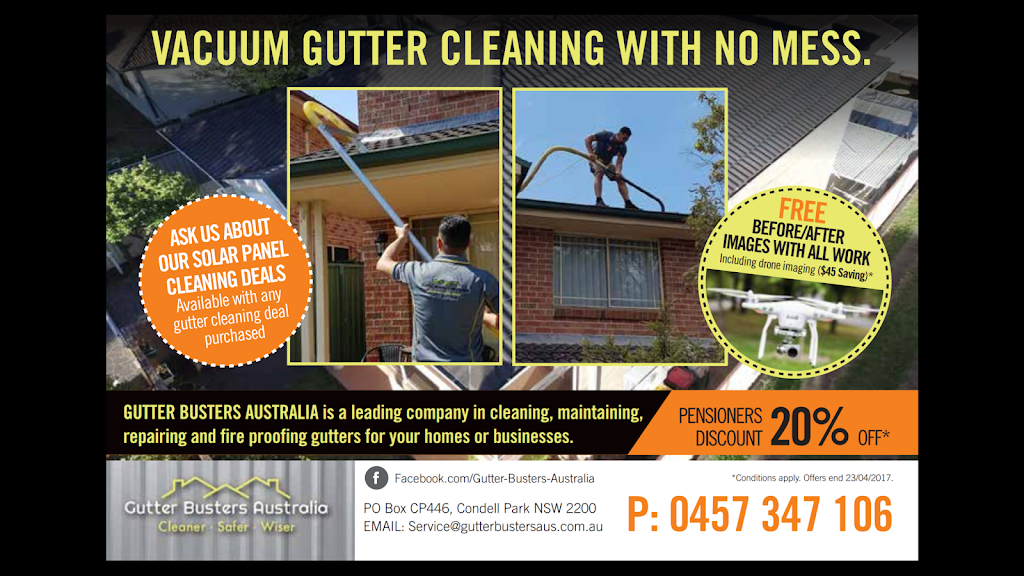 Gutter Busters Australia - Gutter Cleaning |  | 115 Oyster Bay Rd, Oyster Bay NSW 2225, Australia | 0457347106 OR +61 457 347 106