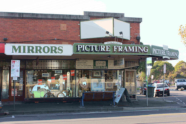 Kosnars Picture Framing and Mirrors Shop | 488 Mt Alexander Rd, Ascot Vale VIC 3032, Australia | Phone: (03) 9370 5744