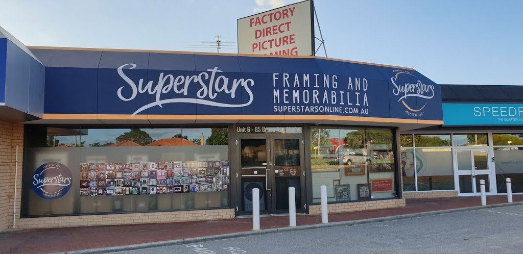 Superstars Framing & Memorabilia | store | 6/85 Broun Ave, Morley WA 6062, Australia | 0892721101 OR +61 8 9272 1101