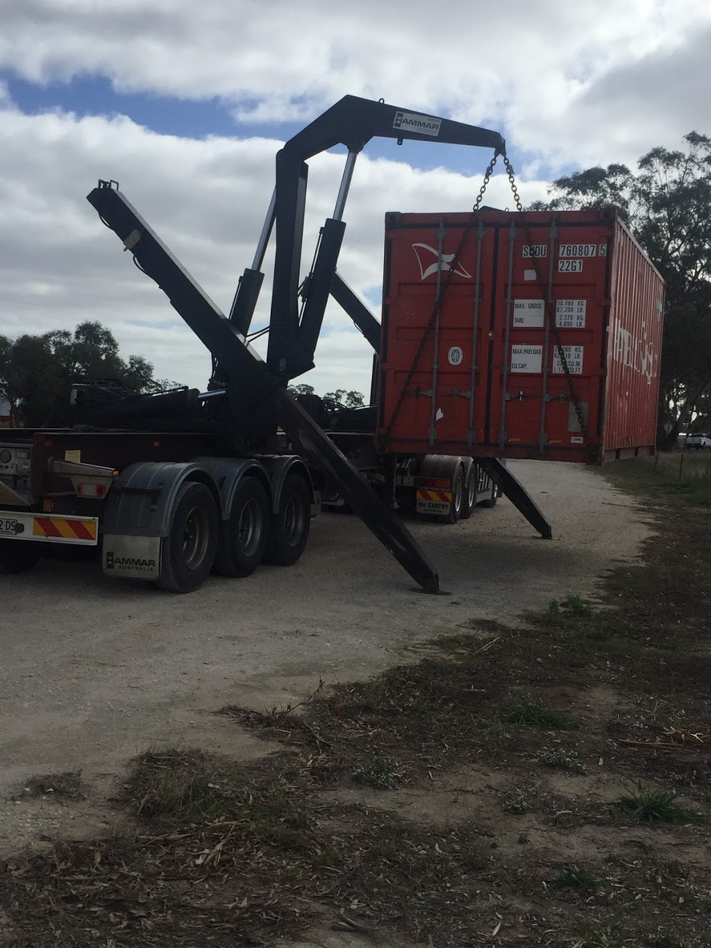 McCarthy Transport | storage | 23 Merrett St, Bordertown SA 5268, Australia | 0887520070 OR +61 8 8752 0070