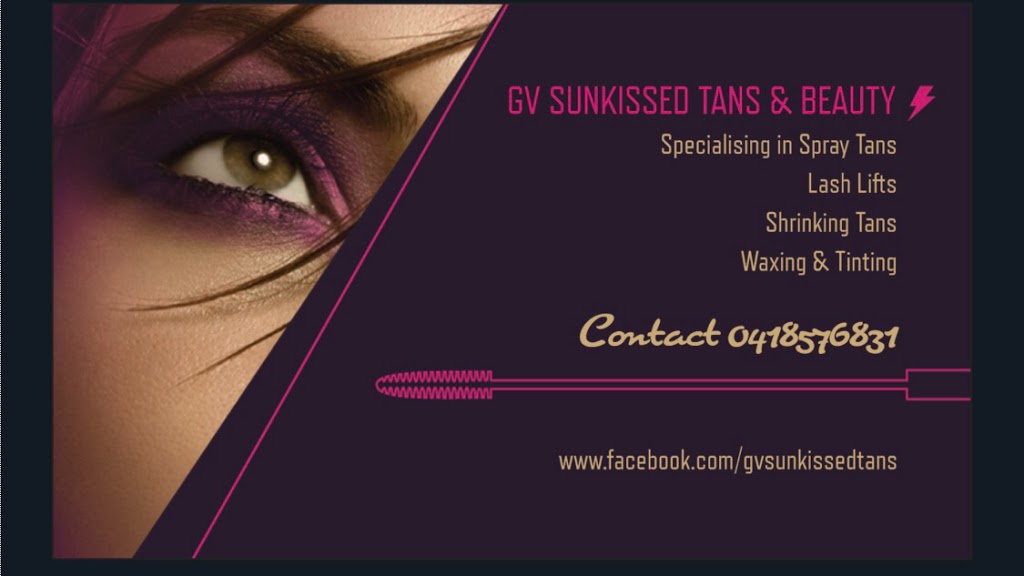 GV Sunkissed Tans & Beauty | 14 Warbler St, Kialla VIC 3631, Australia | Phone: 0418 576 831