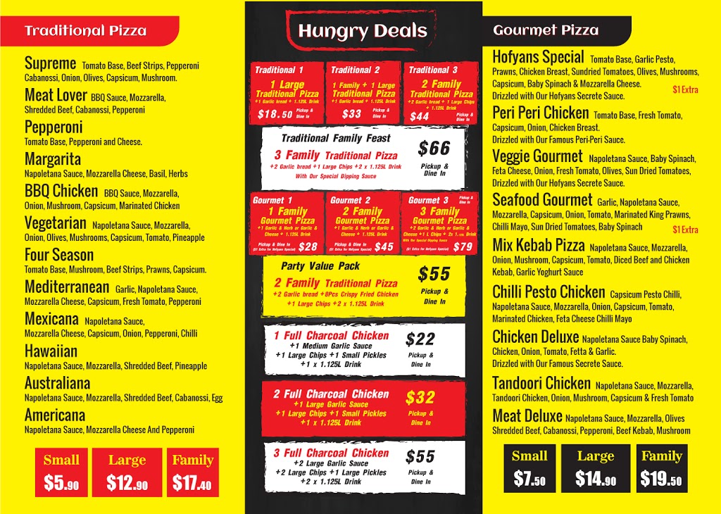 Hofyan Pizza & Kebab | restaurant | shop 5/8 Central Pl, Ropes Crossing NSW 2760, Australia | 0296735004 OR +61 2 9673 5004