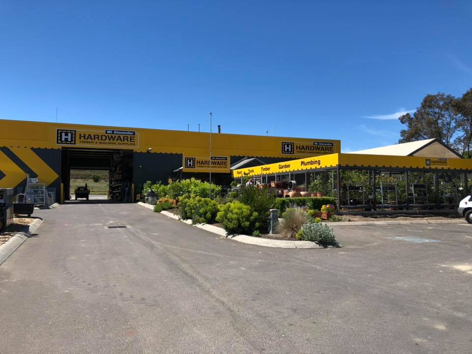 Mt Alexander Timber & Hardware | hardware store | 125 Main Rd, Campbells Creek VIC 3451, Australia | 0354721270 OR +61 3 5472 1270