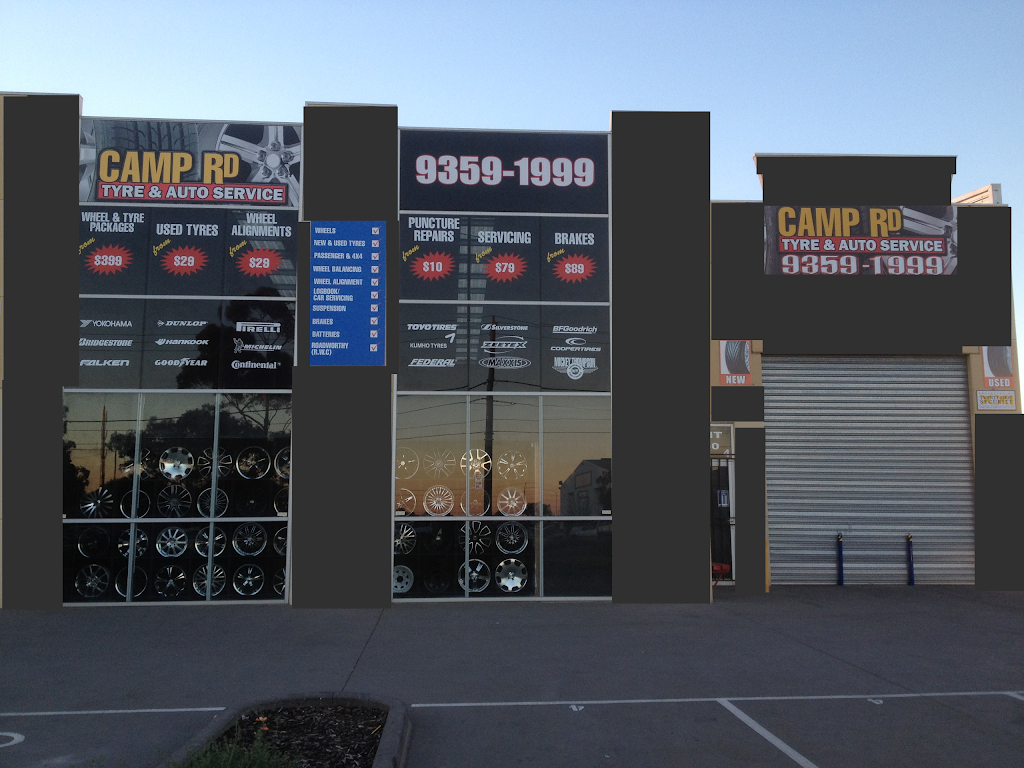 Camp Rd Tyre & Auto Service | car repair | 50 Camp Rd, Broadmeadows VIC 3047, Australia | 0393591999 OR +61 3 9359 1999
