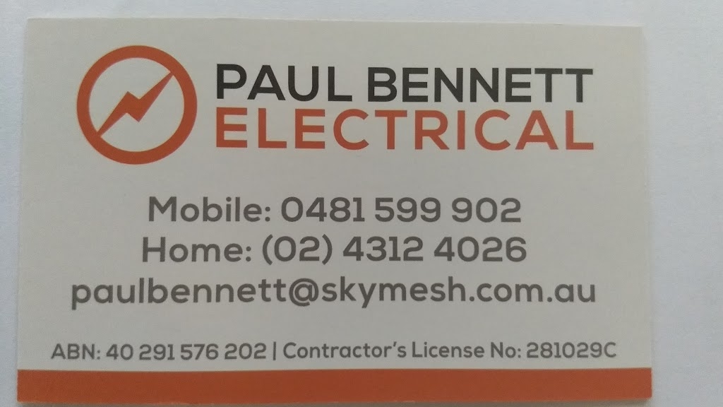 Paul Bennett Electrical | 177 Lakedge Ave, Berkeley Vale NSW 2261, Australia | Phone: 0481 599 902