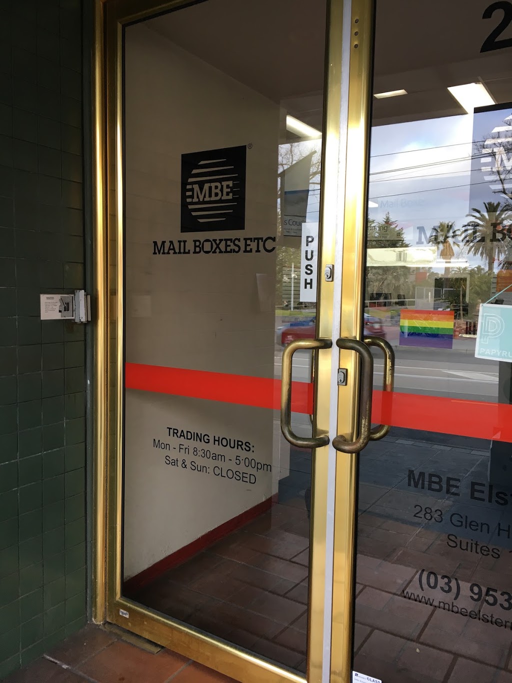 MBE Elsternwick | store | 283 Glen Huntly Rd, Elsternwick VIC 3185, Australia | 0395324396 OR +61 3 9532 4396