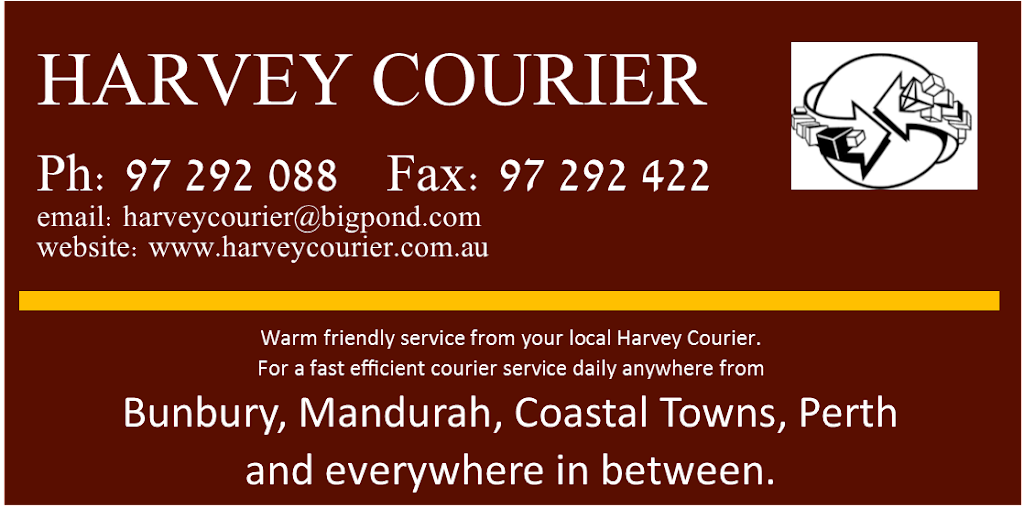 Harvey Courier Service |  | Lot 24/24 Abberton Way, Harvey WA 6220, Australia | 0897292088 OR +61 8 9729 2088