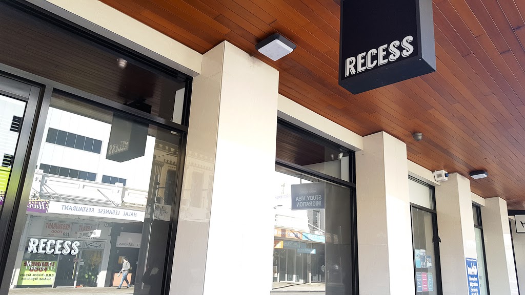 Recess | cafe | shop 1/138 Barrack St, Perth WA 6000, Australia | 0893253945 OR +61 8 9325 3945