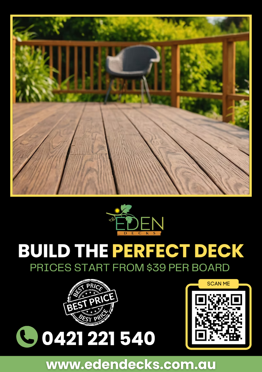 Eden Decks | 802 Richmond Rd, Berkshire Park NSW 2765, Australia | Phone: 0421 221 540