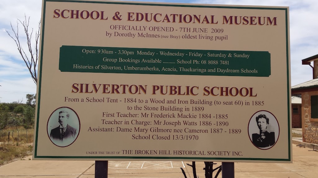 Silverton School Museum | museum | Silverton NSW 2880, Australia | 0880887481 OR +61 8 8088 7481