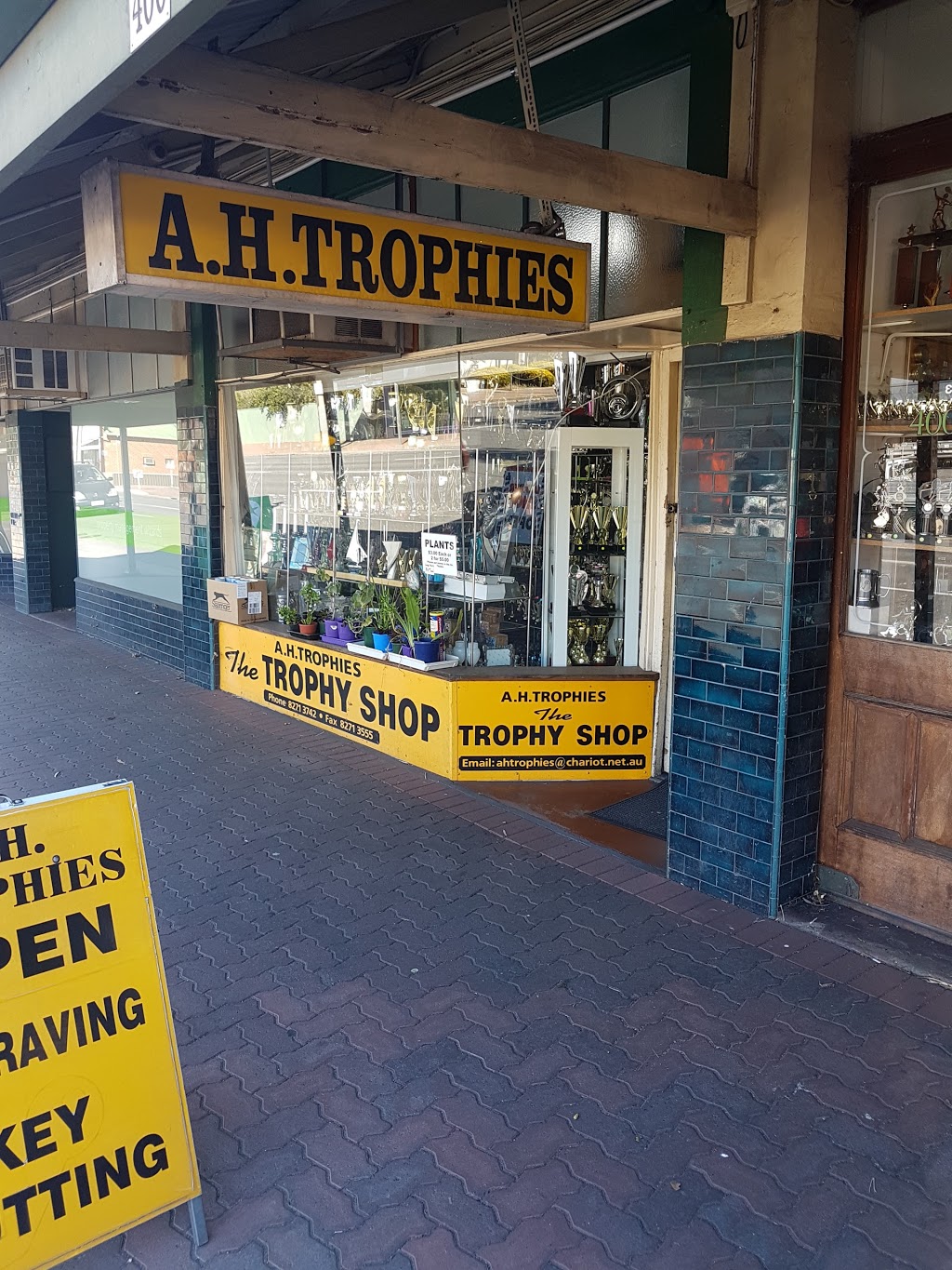 A.H. Trophies The Trophy Shop | 402 Goodwood Rd, Cumberland Park SA 5041, Australia | Phone: (08) 8271 3742