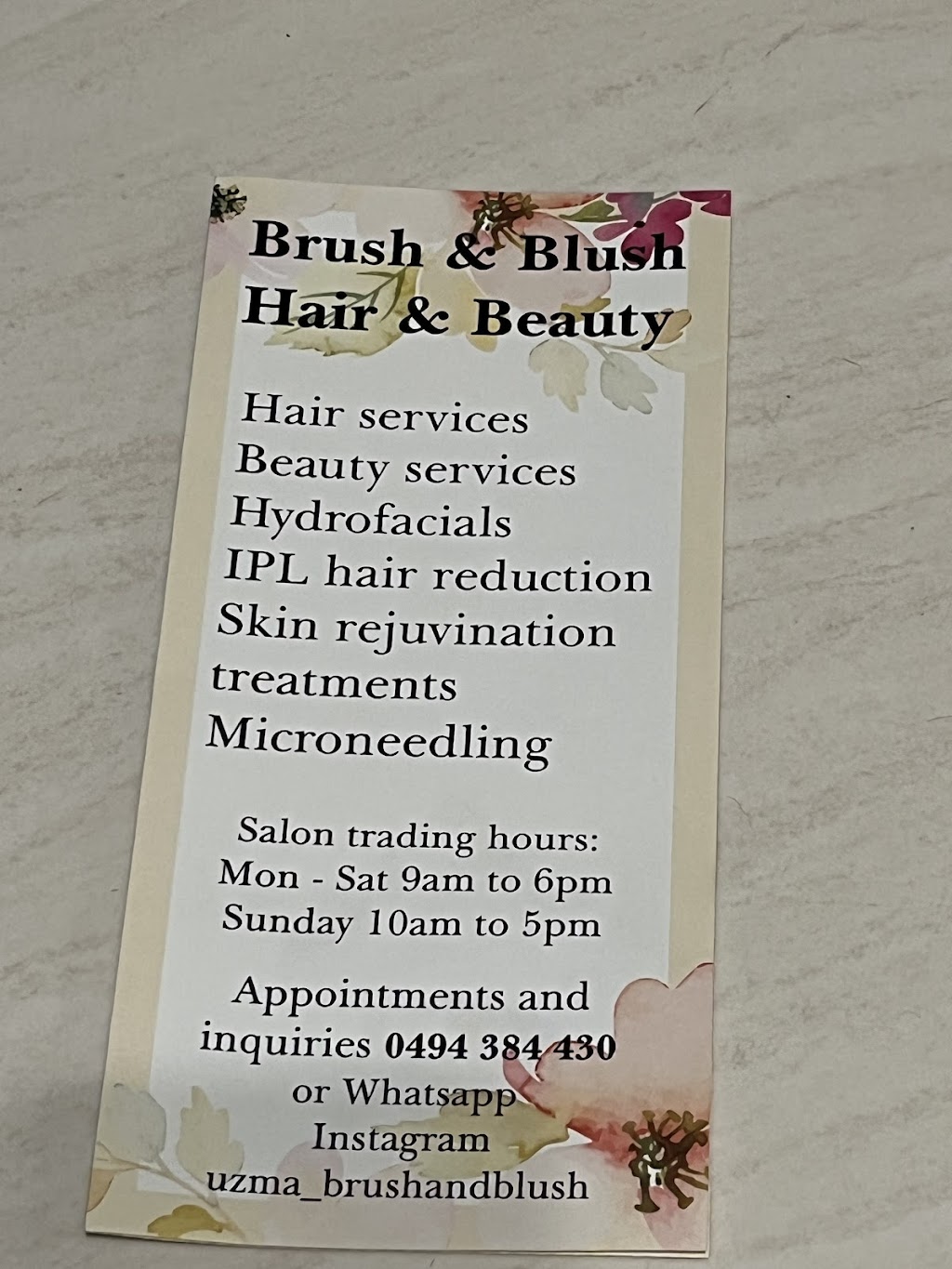 Uzmas Hair & Beauty Services | 23 Phipps Dr, Meringandan West QLD 4352, Australia | Phone: 0494 384 430